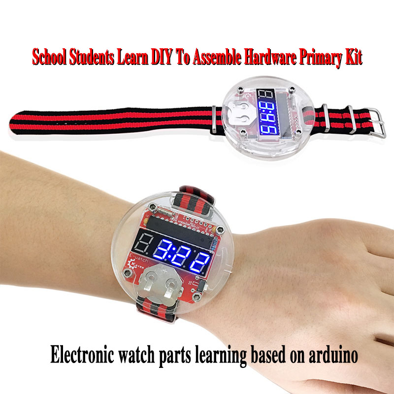 Single Chip LED Kit Clock DIY  - Arduino Kit 评论和价格