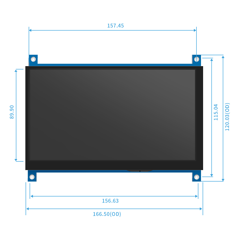 IPS 7Inch HDMI-compatible Moni - Raspberry Pi 4 评论和价格