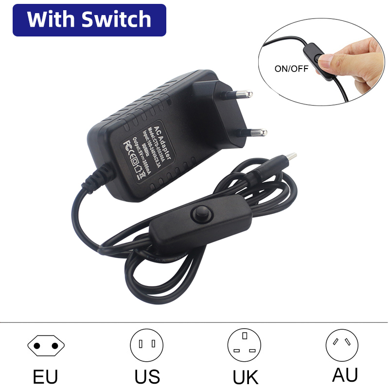 5V 3A Raspberry Pi 4 Power Sup - Pi Power Supply 评论和价格