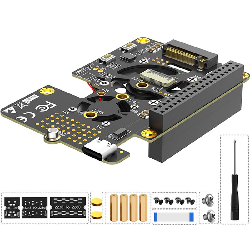 For Raspberry Pi 5 Pcie To M.2 - Pi 5 Case 评论和价格