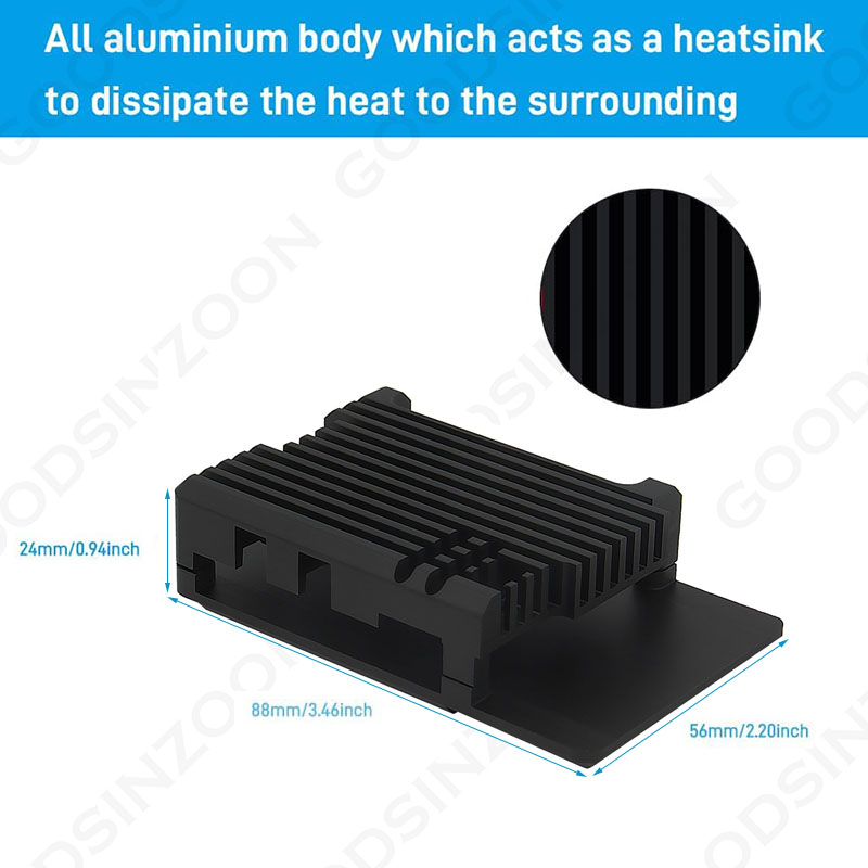 Raspberry Pi 5 Aluminum Armor  - Pi 5 Case 评论和价格