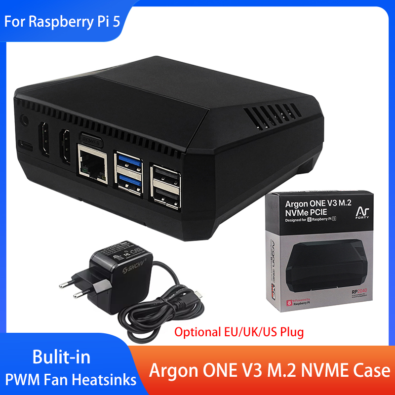 Argon ONE V3 M.2 NVME Case Alu - Pi 5 Case 评论和价格