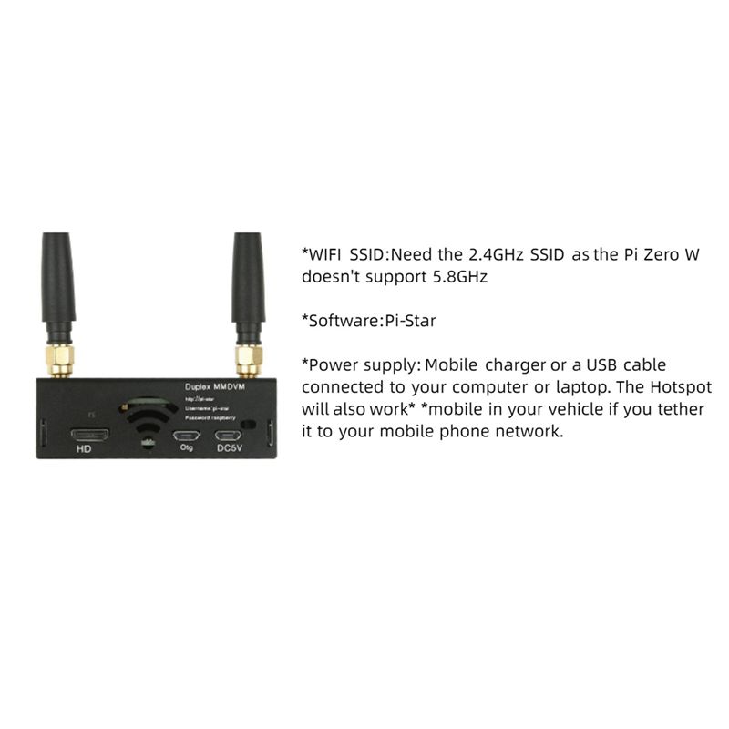 QWE Duplex MMDVM Hotspot WiFi  - Pi Zero 评论和价格