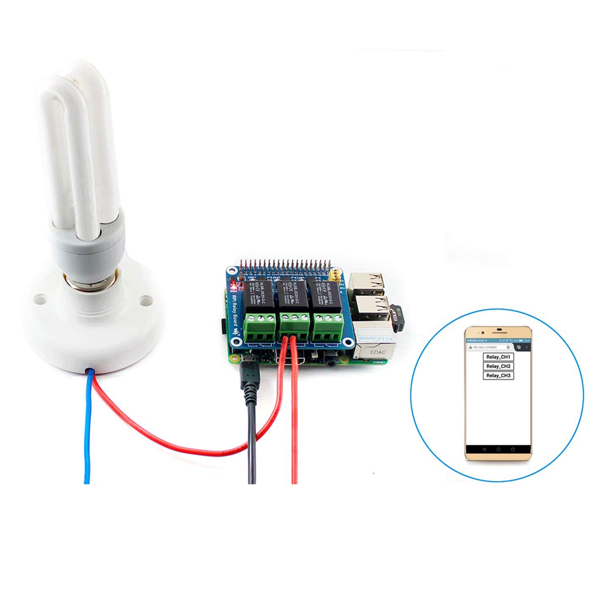 Waveshare 5V 3-Channel Relay M - Pi Zero 评论和价格