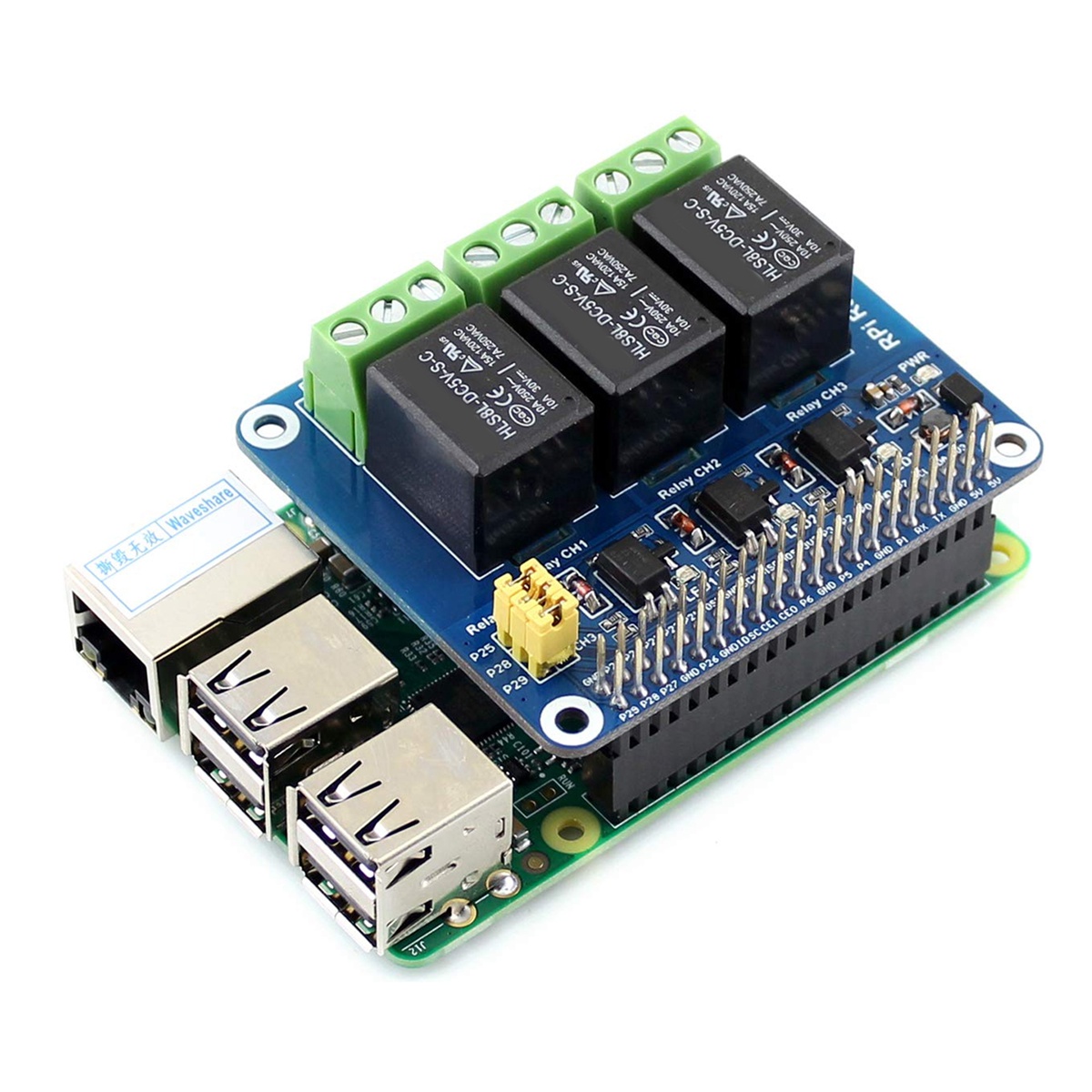 Waveshare 5V 3-Channel Relay M - Pi Zero 评论和价格