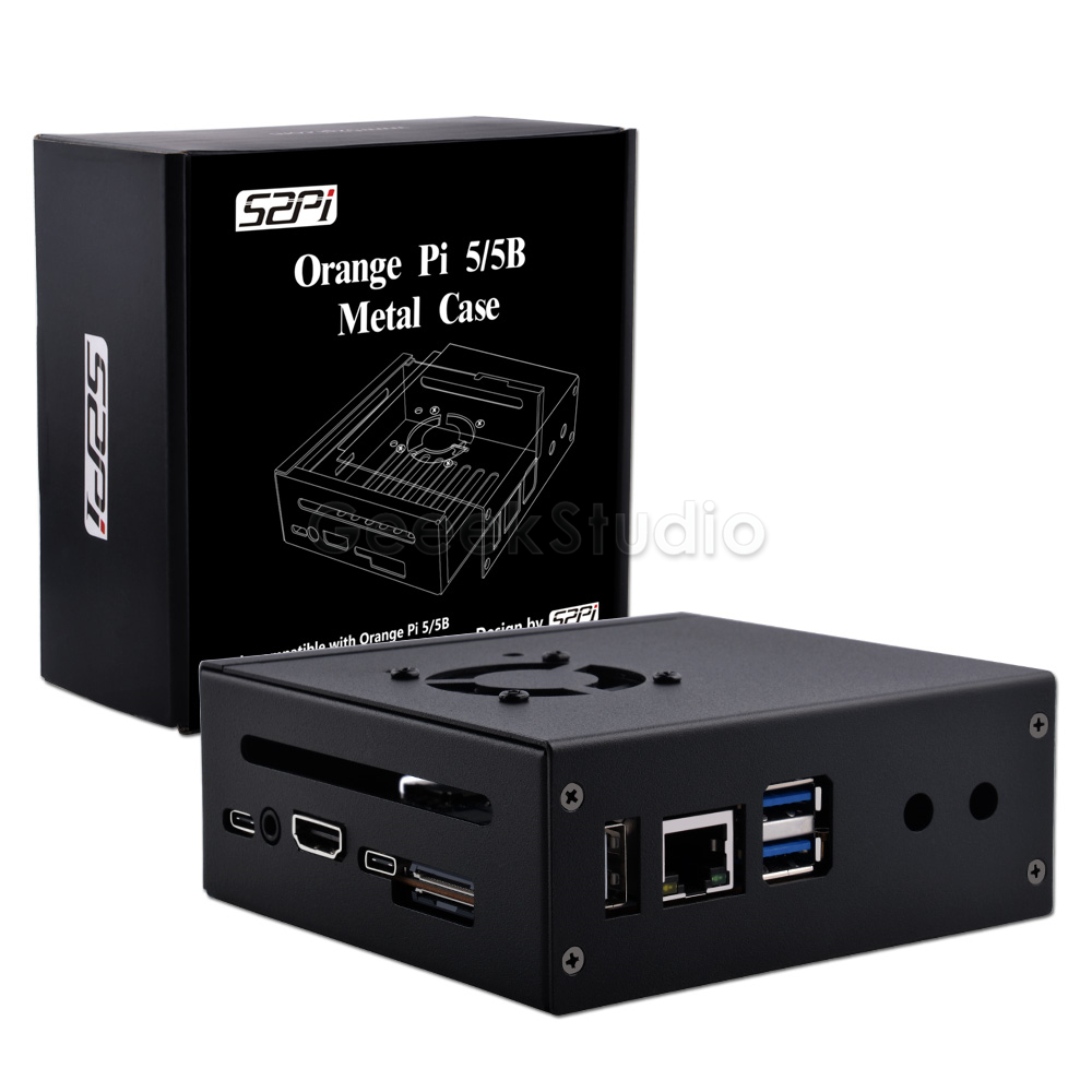 Orange Pi 5/5B Metal Protectiv - Pi 5 Case 评论和价格