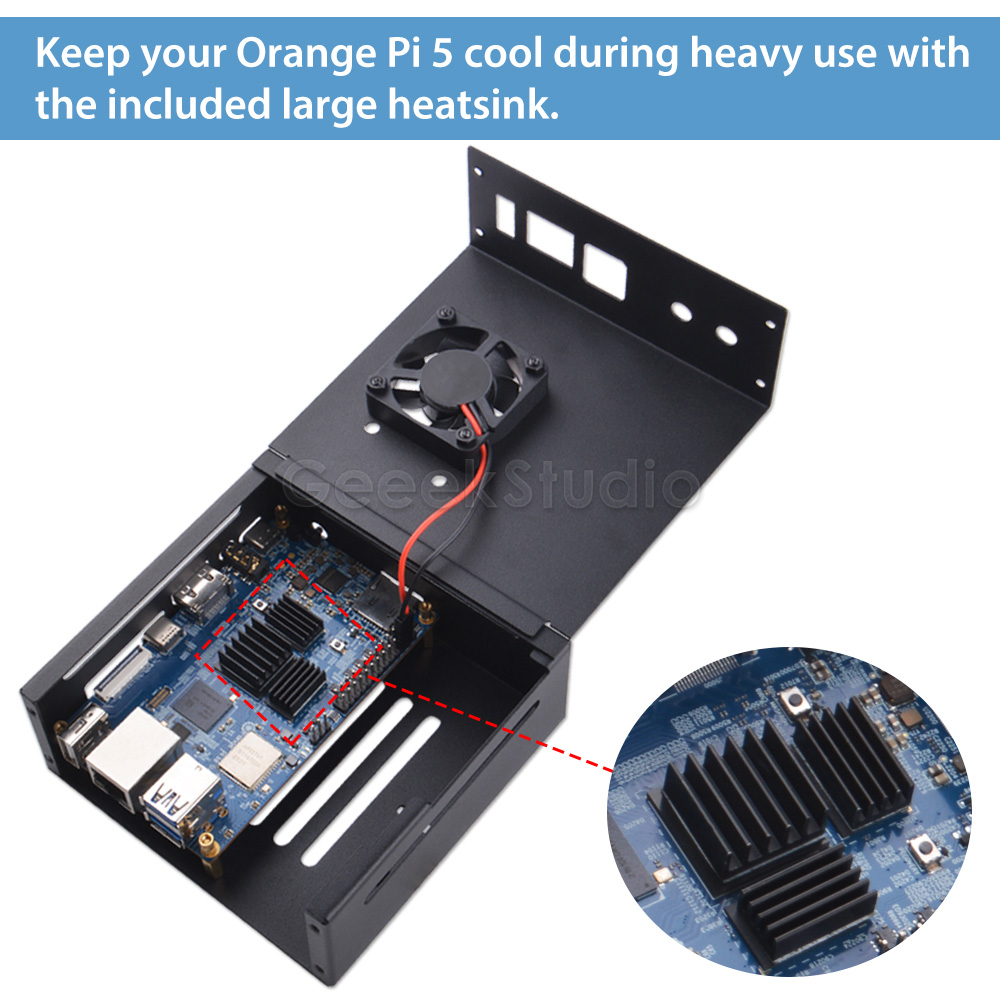 Orange Pi 5/5B Metal Protectiv - Pi 5 Case 评论和价格