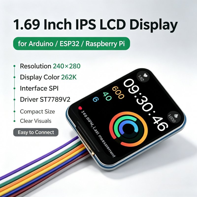 1.69 Inch IPS LCD Module ST778 - Pi Zero 评论和价格