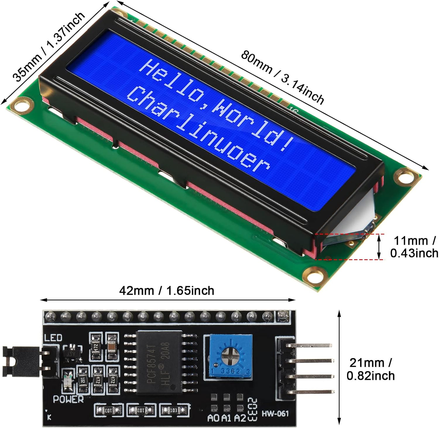 1Set 1602 LCD 20*4 Blue Screen - Raspberry Pi 4 评论和价格