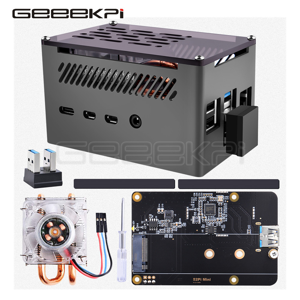 GeeekPi  Aluminum Brick Case B - Pi 4 Case 评论和价格