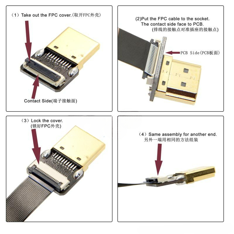 Ribbon FPV HDMI-Compatible Con - Pi Camera Cable 评论和价格