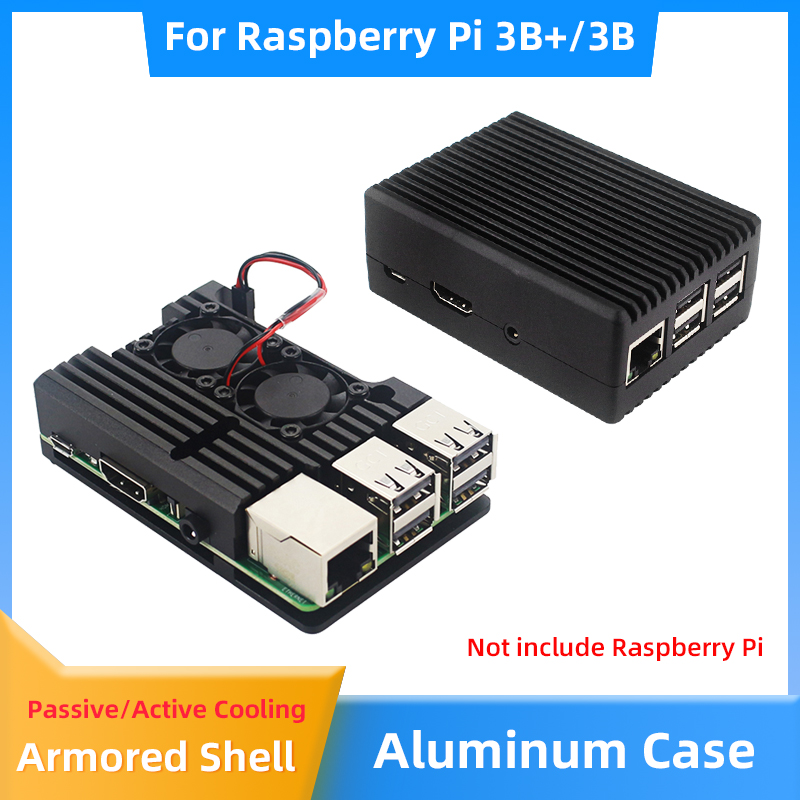 Raspberry Pi 3B+ 3B Aluminum C - Pi Cooler 评论和价格